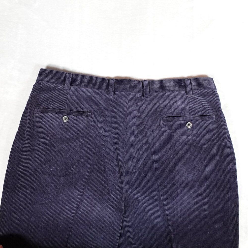 Brooks Brothers Elliot Corduroy Pants Mens 38x30 (Fits 38x28) Altered Cuffed - Picture 5 of 10